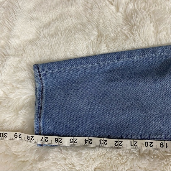 American Eagle Mom Jeans Distressed Stretch Size 6 - Picture 7 of 11